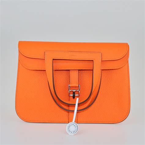 hermes halzan orange poppy|hermes halzan review.